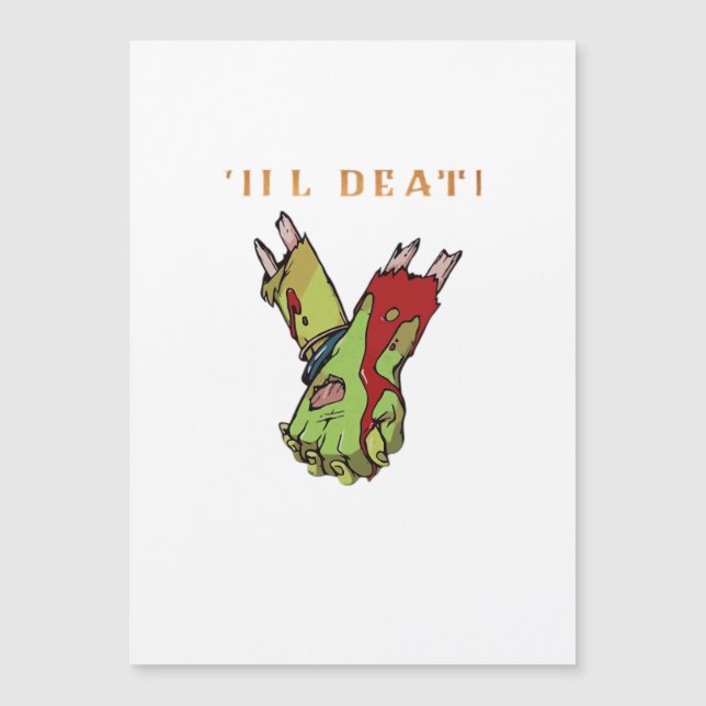 Pareja Zombie Hasta que la Muerte nos Separe Estil (Anverso)