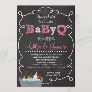 Parejas BabyQ Invitación Baby Shower