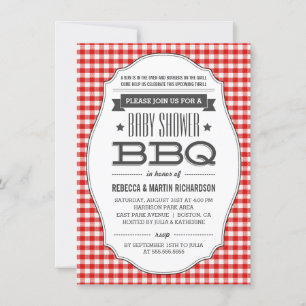 Parejas BBQ Beber Invitaciones a la ducha