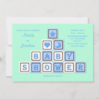 Parejas cubren invitación de Baby Shower para un n