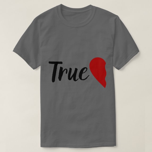 Parejas de amor verdaderas camisetas de San Valent (Diseño del anverso)
