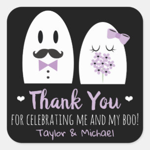 Parejas de Halloween Boda Gracias Pegatinas
