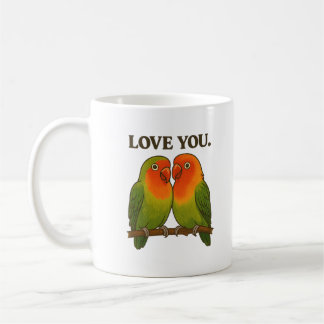 Parejas de Lovebirds para Siempre - Tazas y Vajill