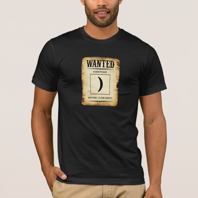 Paréntesis queridos - camiseta programada (Anverso)