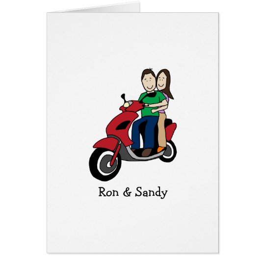 Pares adaptables de la vespa de la tarjeta