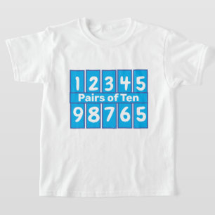 Pares de la camiseta de color TEN