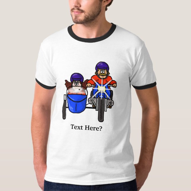 Pares de la motocicleta con la camiseta del coche (Anverso)