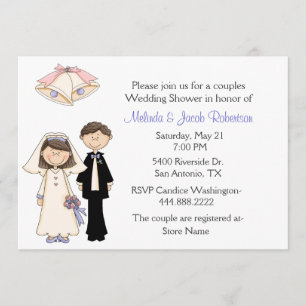 Pares de novia y del novio que casan la invitación