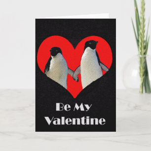 Pares de tarjeta del el día de San Valentín de los