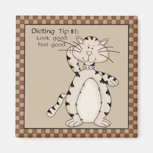 Parezca bueno, sentir bien - imán del refrigerador