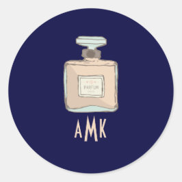 Parfum Botella Ilustracion Sello para sobres