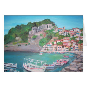 Parga, tarjeta de Grecia