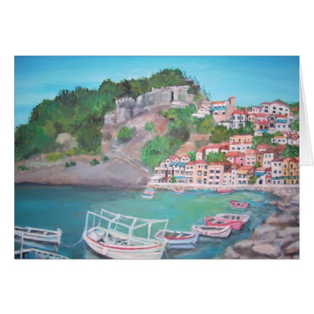 Parga, tarjeta de Grecia (Anverso (Horizontal))