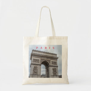 Paris Arc de Triomphe vista la bolsa de toques