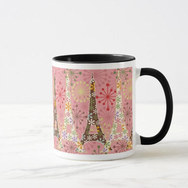París chispeante en taza rosada (Derecha)