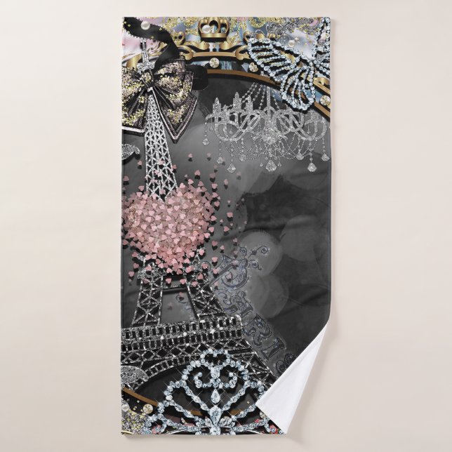 París: El glamour de la parodia Francia (Toalla de baño)