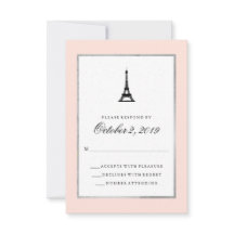 Paris Elegance Rubor Plata rosa y Negro RSVP