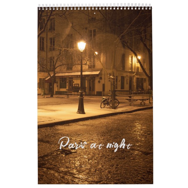 París en el calendario nocturno (Tapa)