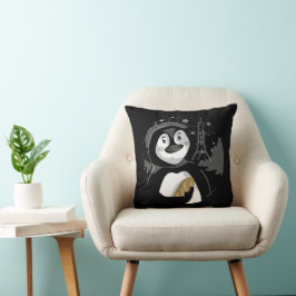 París en el Cojín decorativo Pingüino nocturno