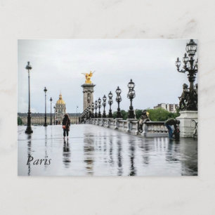 París en la postal de la lluvia