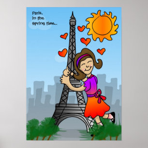 París, en la primavera... Póster