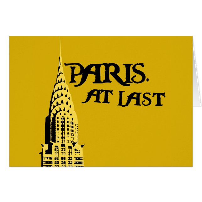 París. En la tarjeta pasada (Anverso (Horizontal))