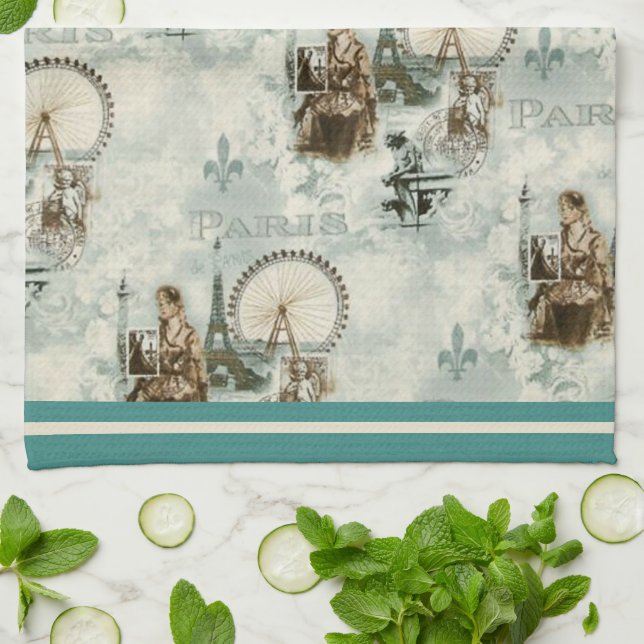 París en toalla de Bleu (Doblado)