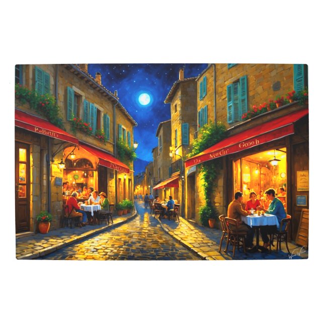 París en verano arte mural Metalizado (Anverso)