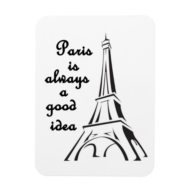 París es siempre una buena idea - imán (Vertical)