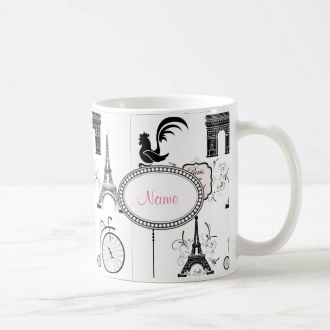 París es siempre una taza personalizada buena idea (Derecha)