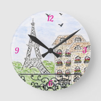 París es una buena idea para el reloj de pared