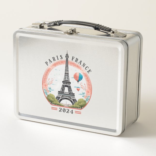 Paris Francia 2024 Lunch Boxes, París Francia 2024 (Anverso)