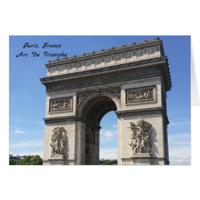 París Francia Arco de Triunfo (Anverso (Horizontal))
