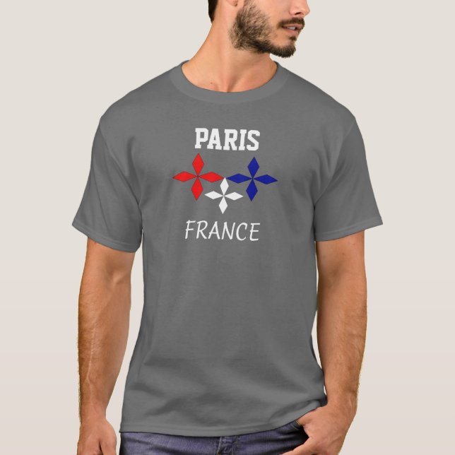 París Francia - Camiseta de recuerdo (Anverso)
