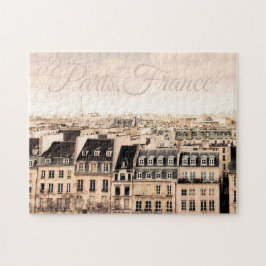 Paris Francia Rooftops | Rompecabezas de Jigsaw
