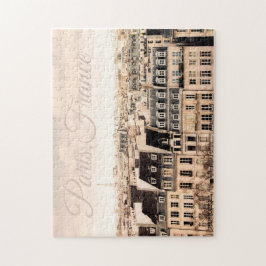 Paris Francia Rooftops | Rompecabezas de Jigsaw