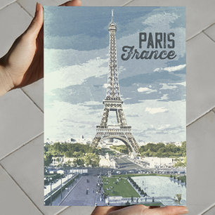 París Francia Viaje Mundial Viaje Arte Retro