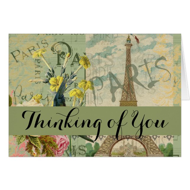 París Francia Viaje Viaje Viejo Pintura de Arte An (Anverso (Horizontal))