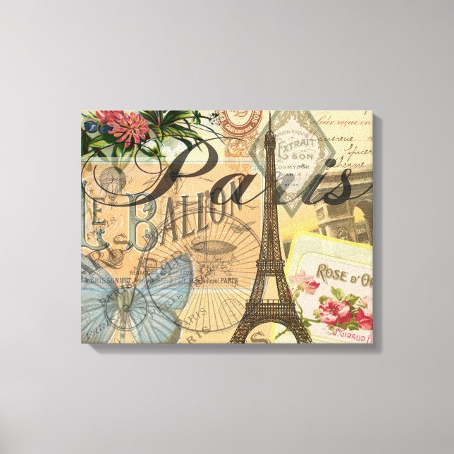 París Francia Viajes de arte colorido (Anverso)