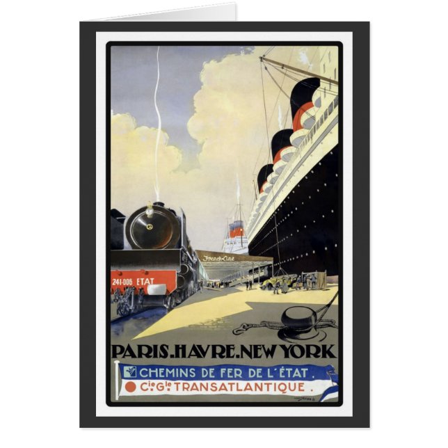 París Havre Nueva York (Frente)