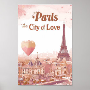 París, la ciudad del amor Arte Ilustracion de Viaj