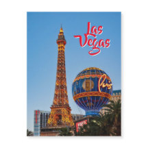 París Las Vegas con la tarjeta magnética del atard
