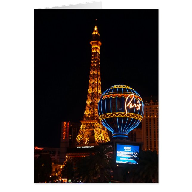 Paris Las Vegas Hotel & Casino #2 Card (Frente)