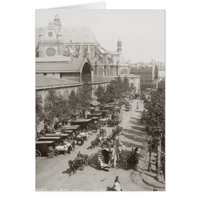 París: Les Halles, C1900 (Frente)