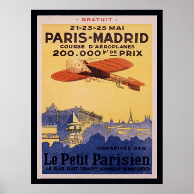 Paris-Madrid-Le-Petit Parisian Posters (Frente)