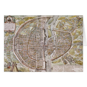 PARIS MAP, 1581
