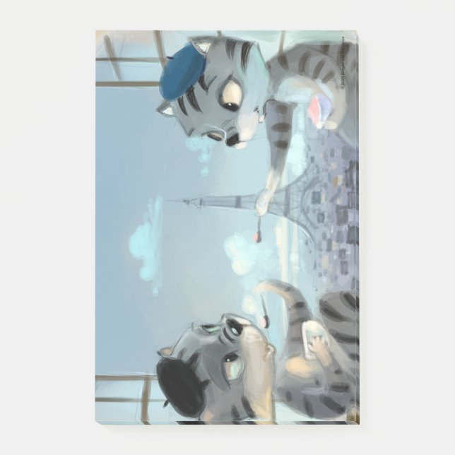 París por día Notas 4" x 6" (Anverso)