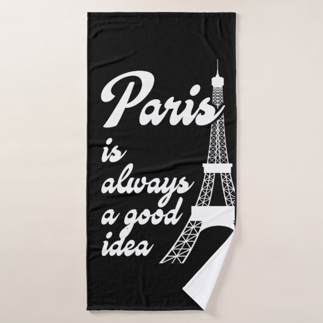 París siempre es una buena idea (Toalla de baño)