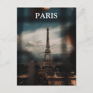 París Tarjeta Postal de Viaje Turístico Vintage