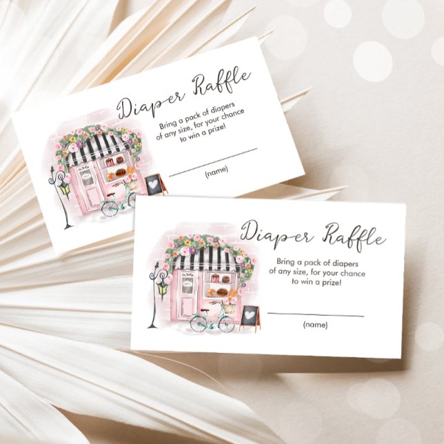 Paris Tarjeta Raffle Diaper Patisserie de Ducha Fr (Subido por el creador)